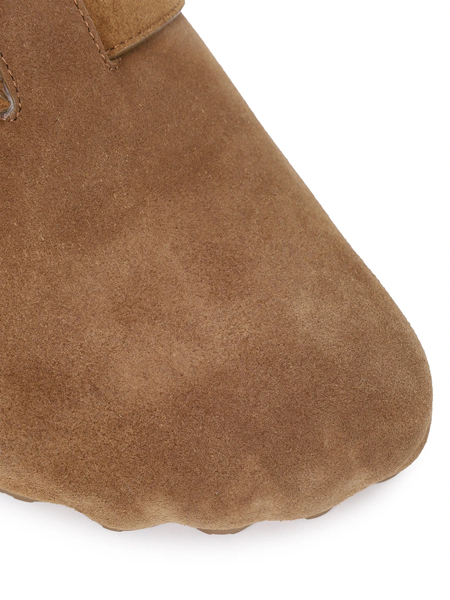 Мюли замшевые