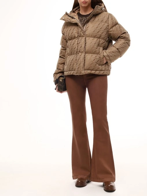 Пуховик стеганый FENDI