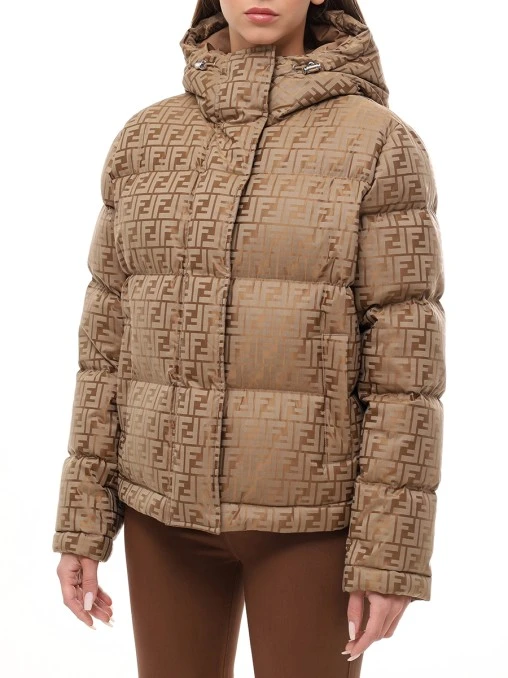 Пуховик стеганый FENDI