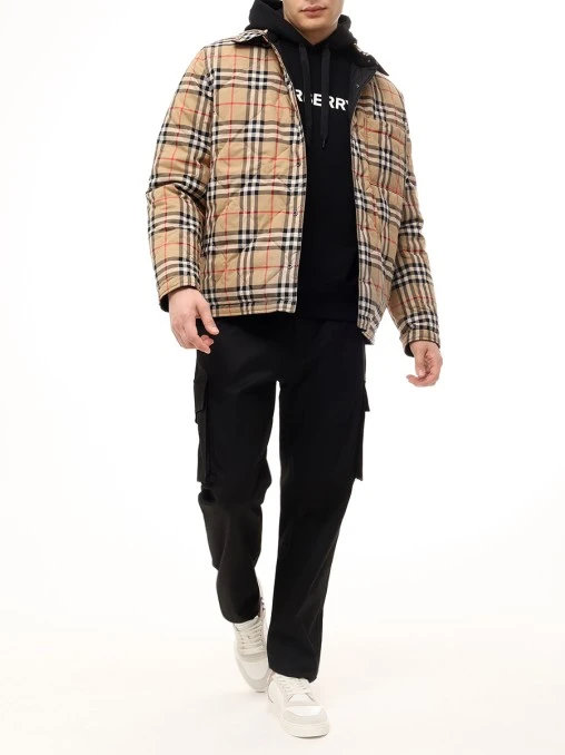 Худи хлопковое BURBERRY