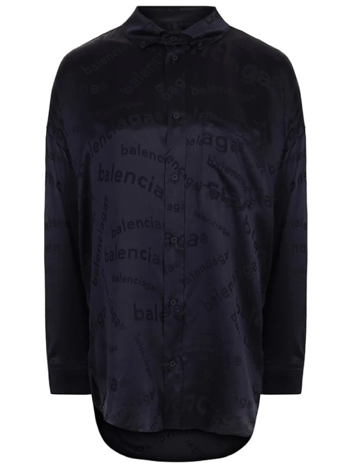 Рубашка шелковая BALENCIAGA