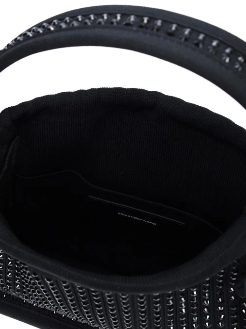 Сумка текстильная со стразами ALEXANDER WANG