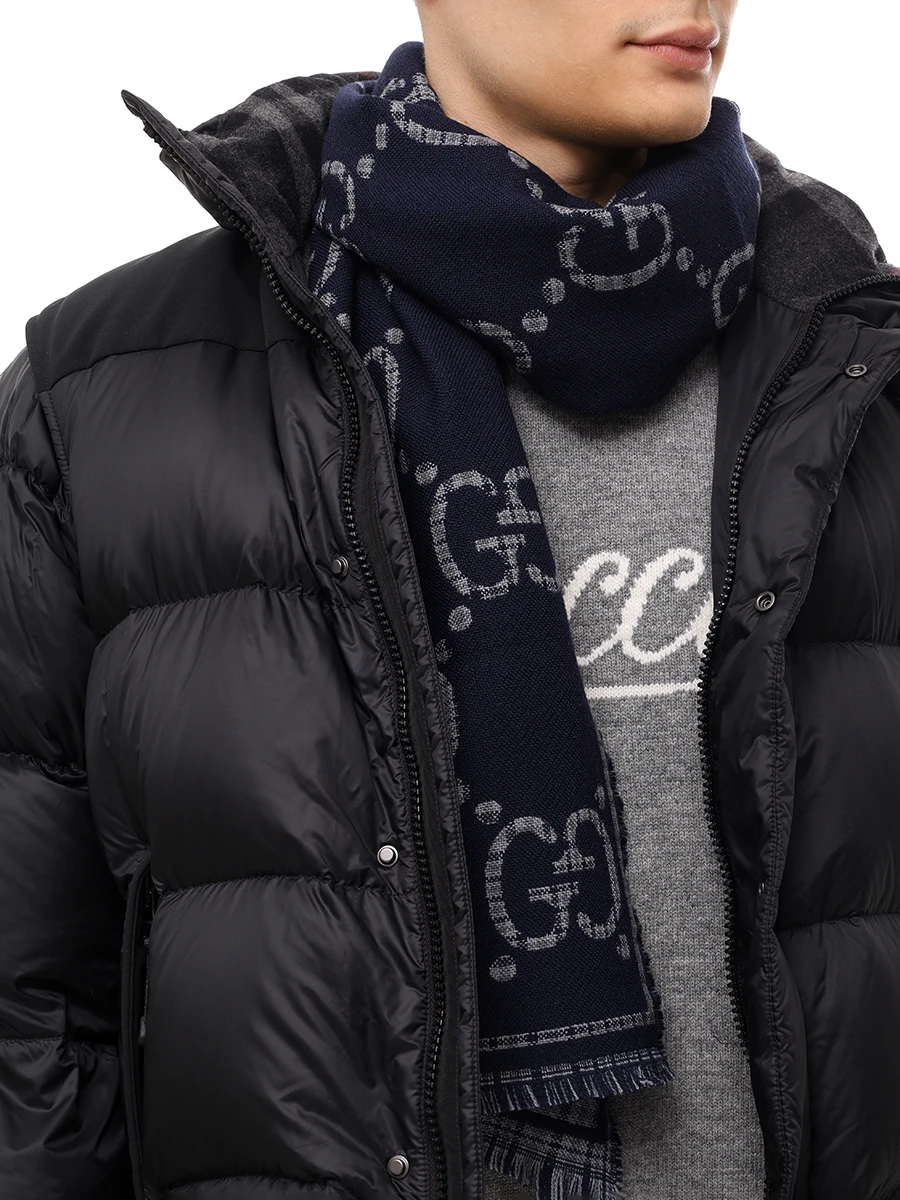 Шарф шерстяной