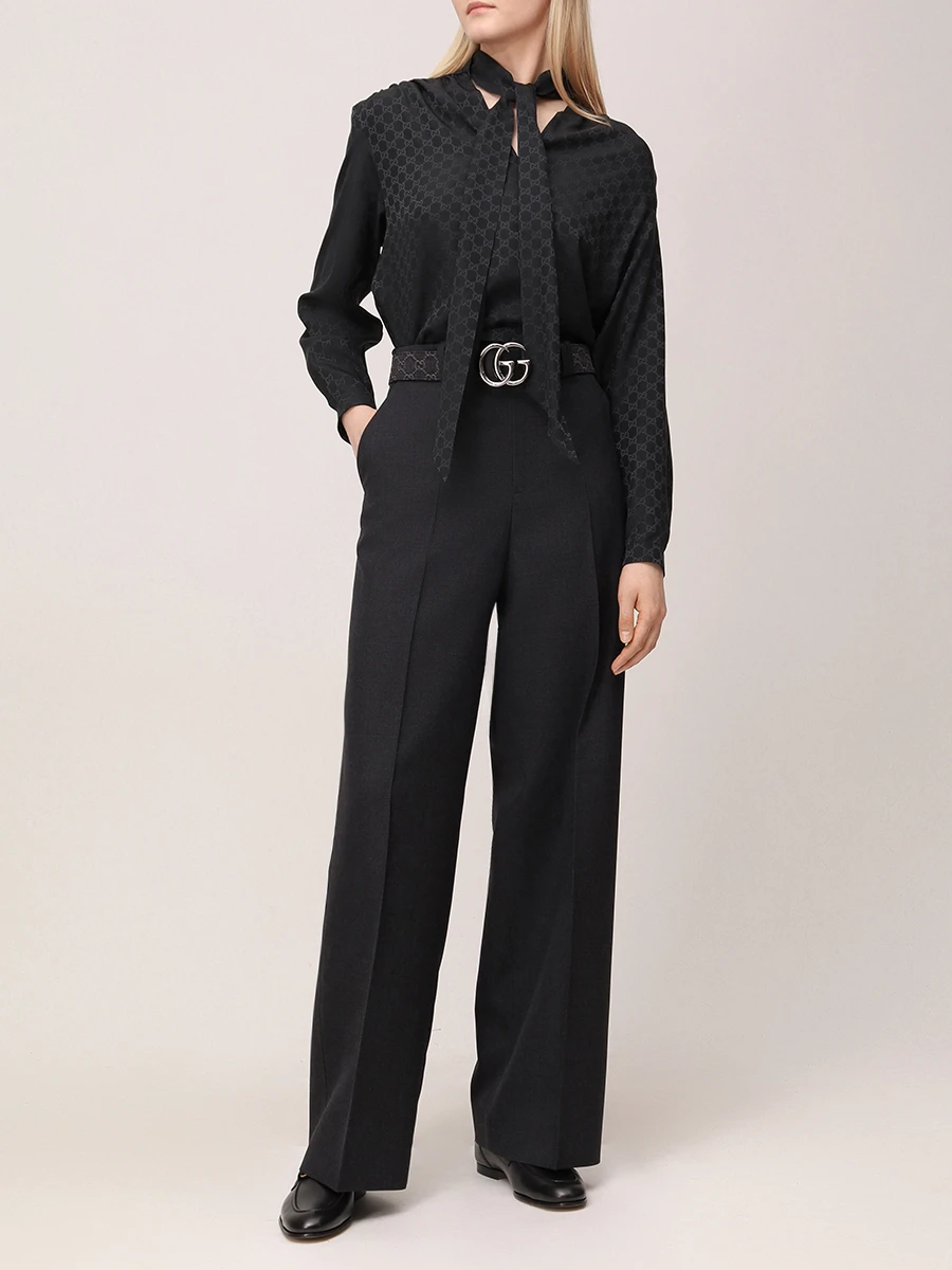 Брюки шерстяные