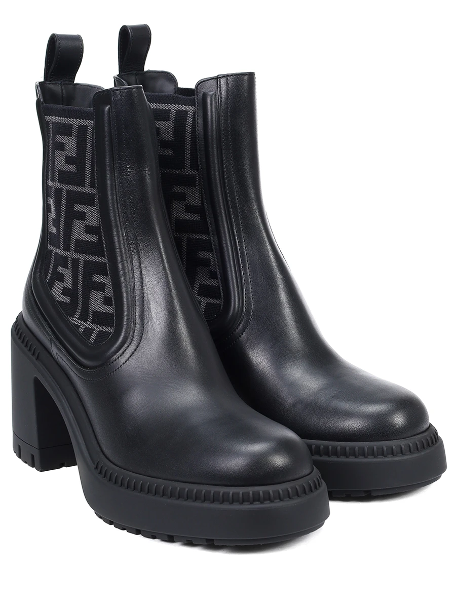 Ботильоны кожаные