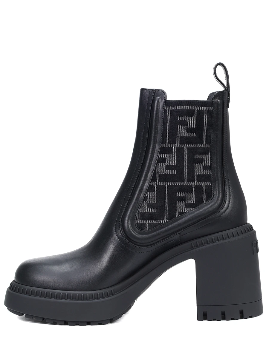 Ботильоны кожаные