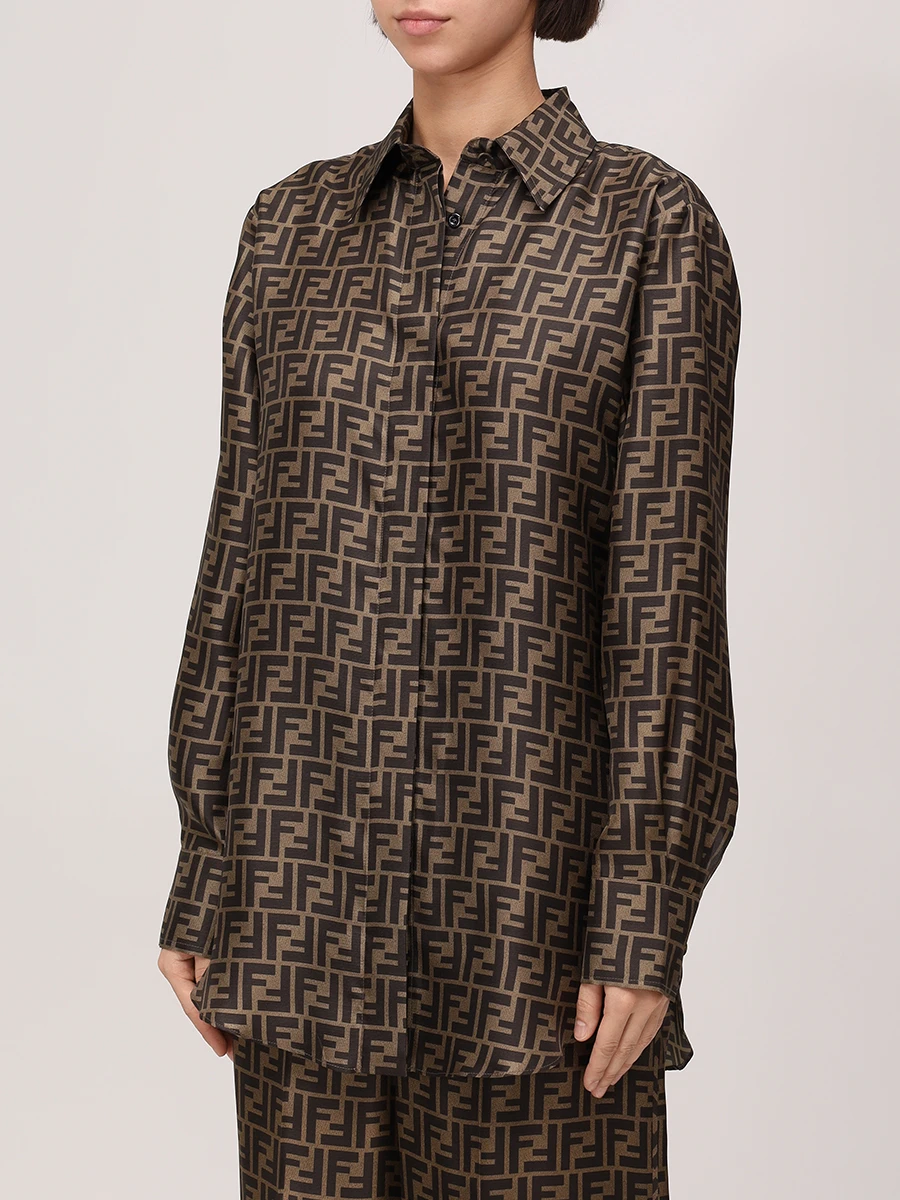 Рубашка шелковая