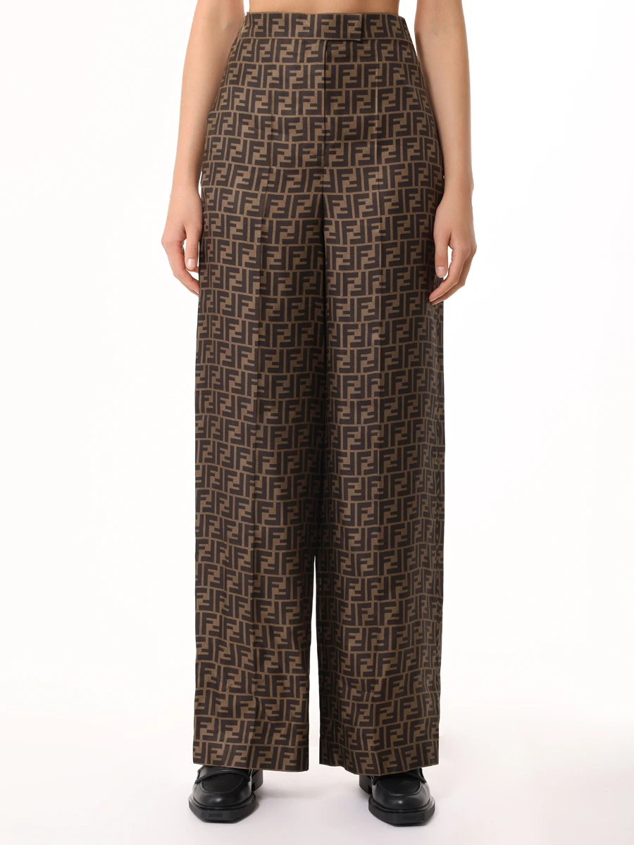 Брюки шелковые