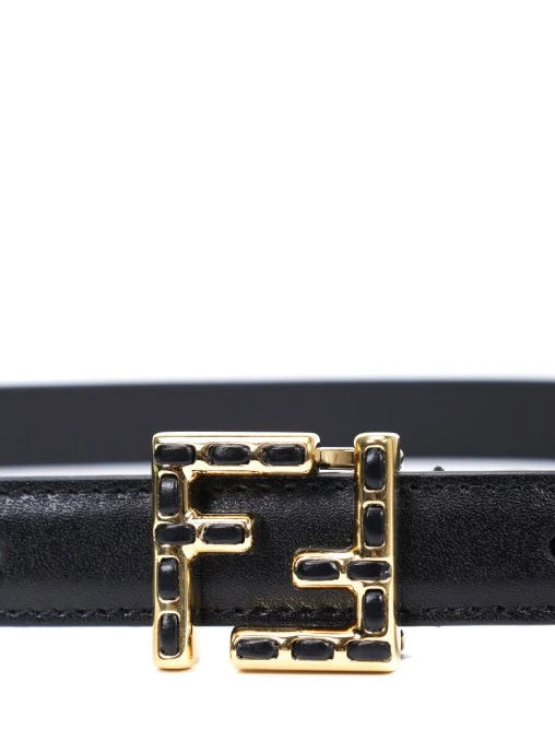 Ремень кожаный FENDI