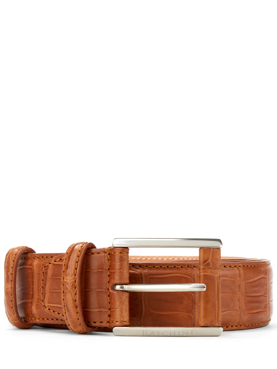 Ремень из кожи крокодила