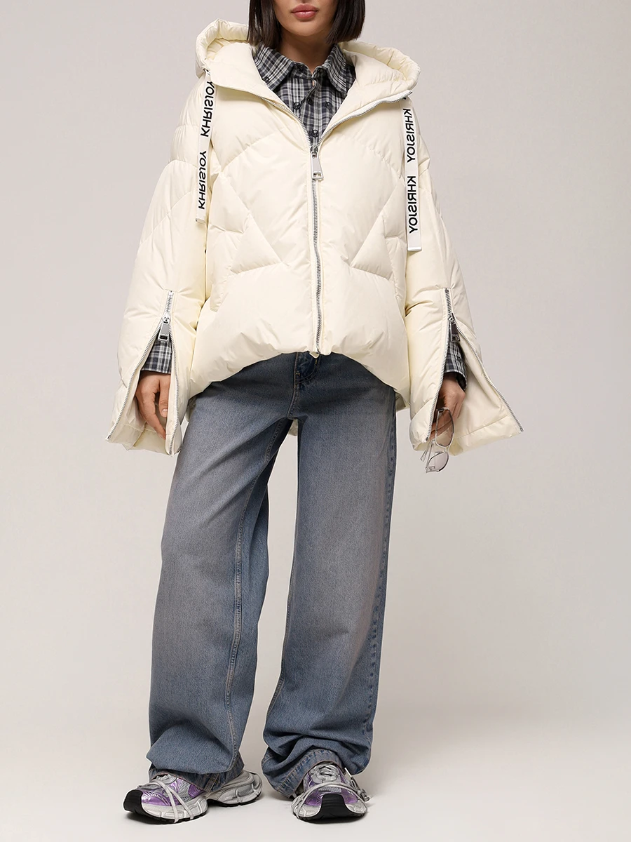 Пуховик стеганый