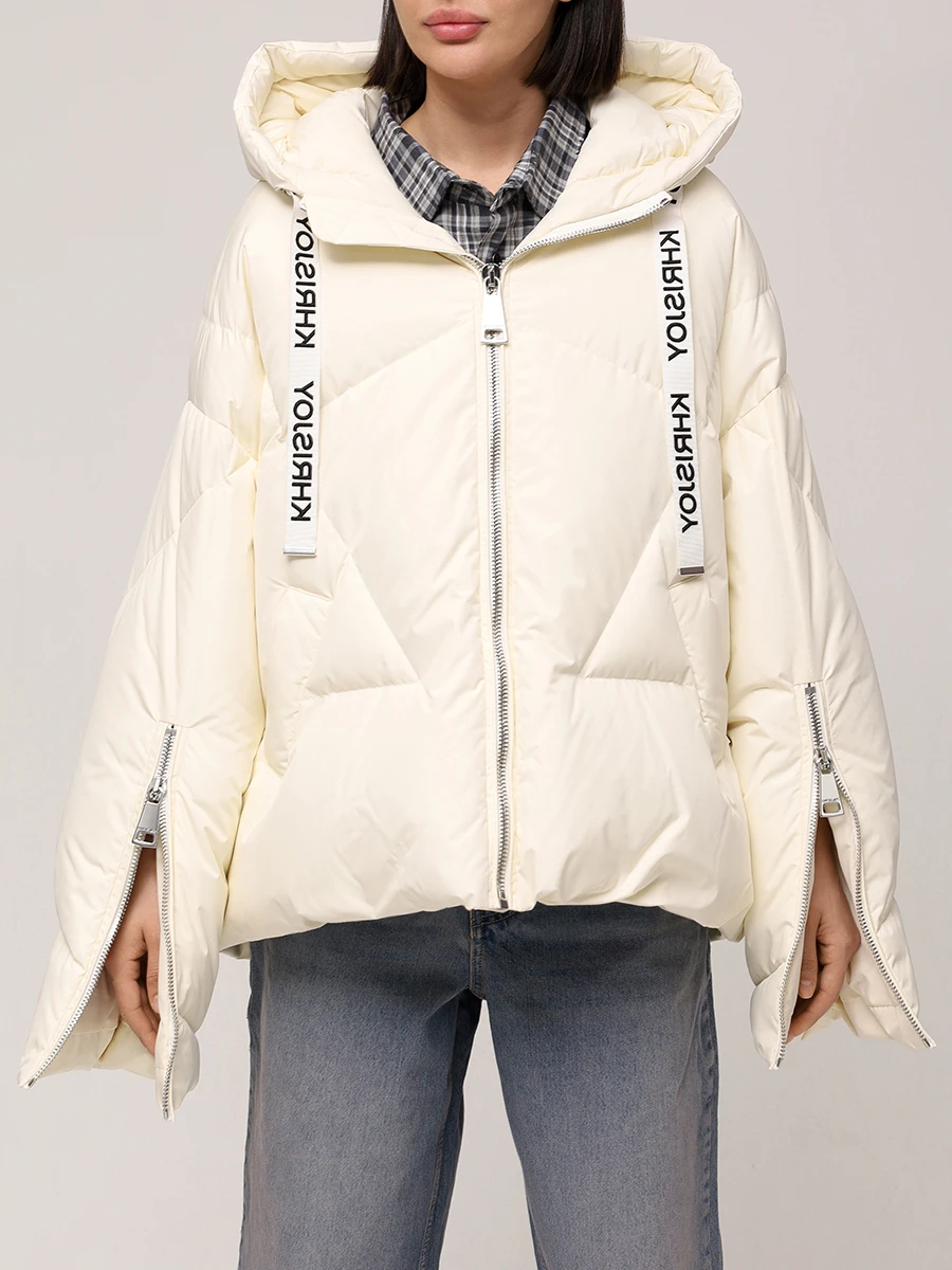 Пуховик стеганый