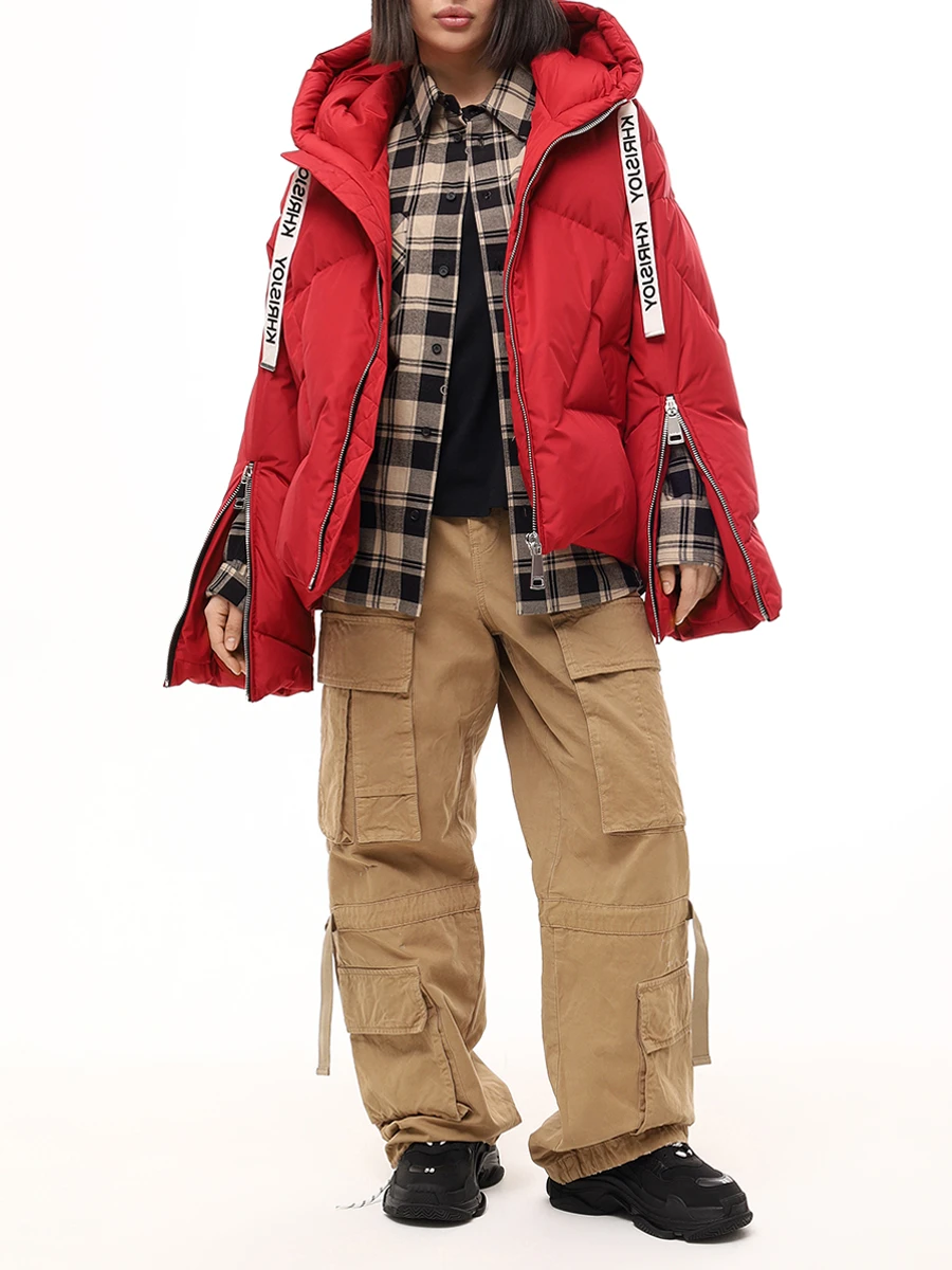 Пуховик стеганый