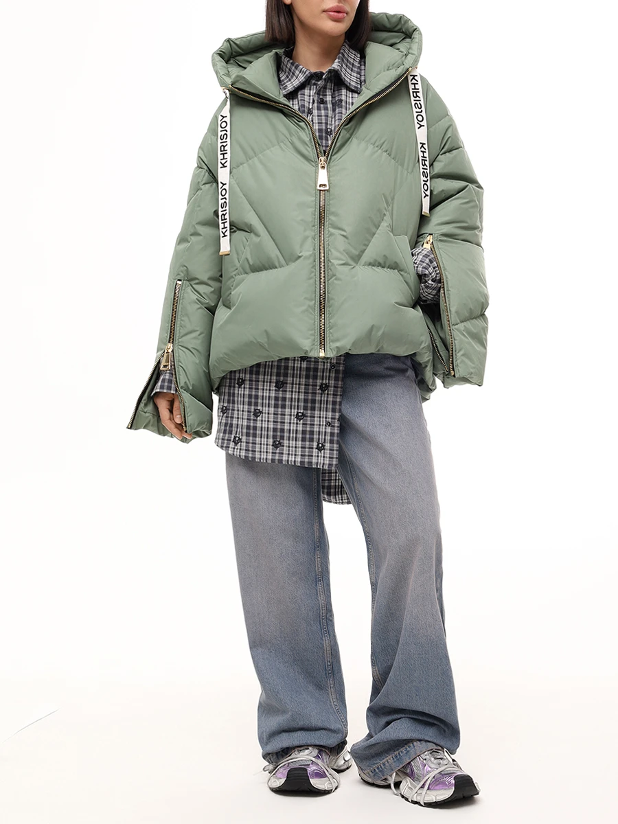 Пуховик стеганый