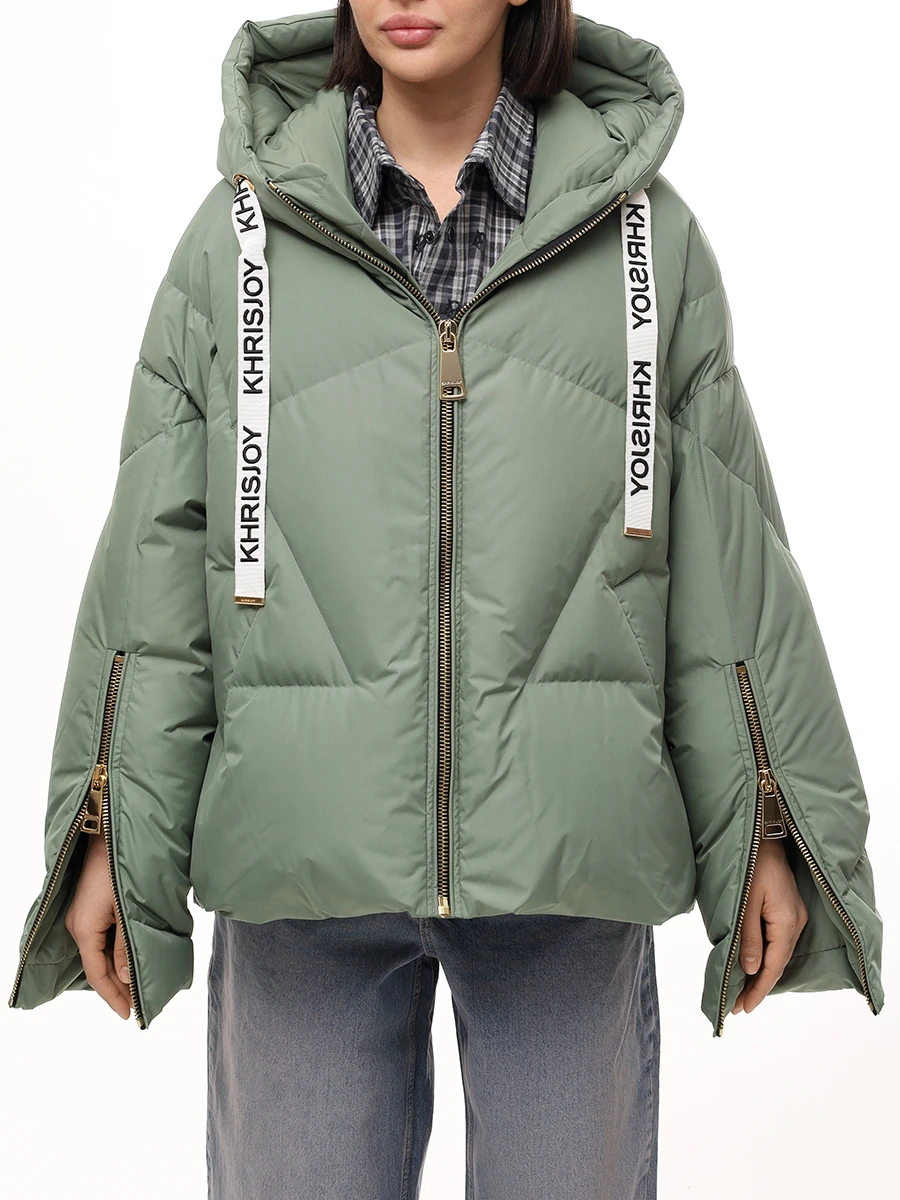 Пуховик стеганый