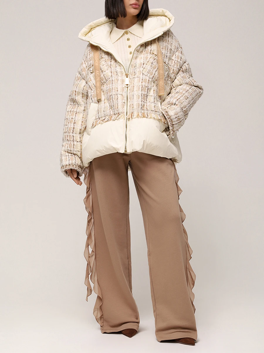 Пуховик стеганый