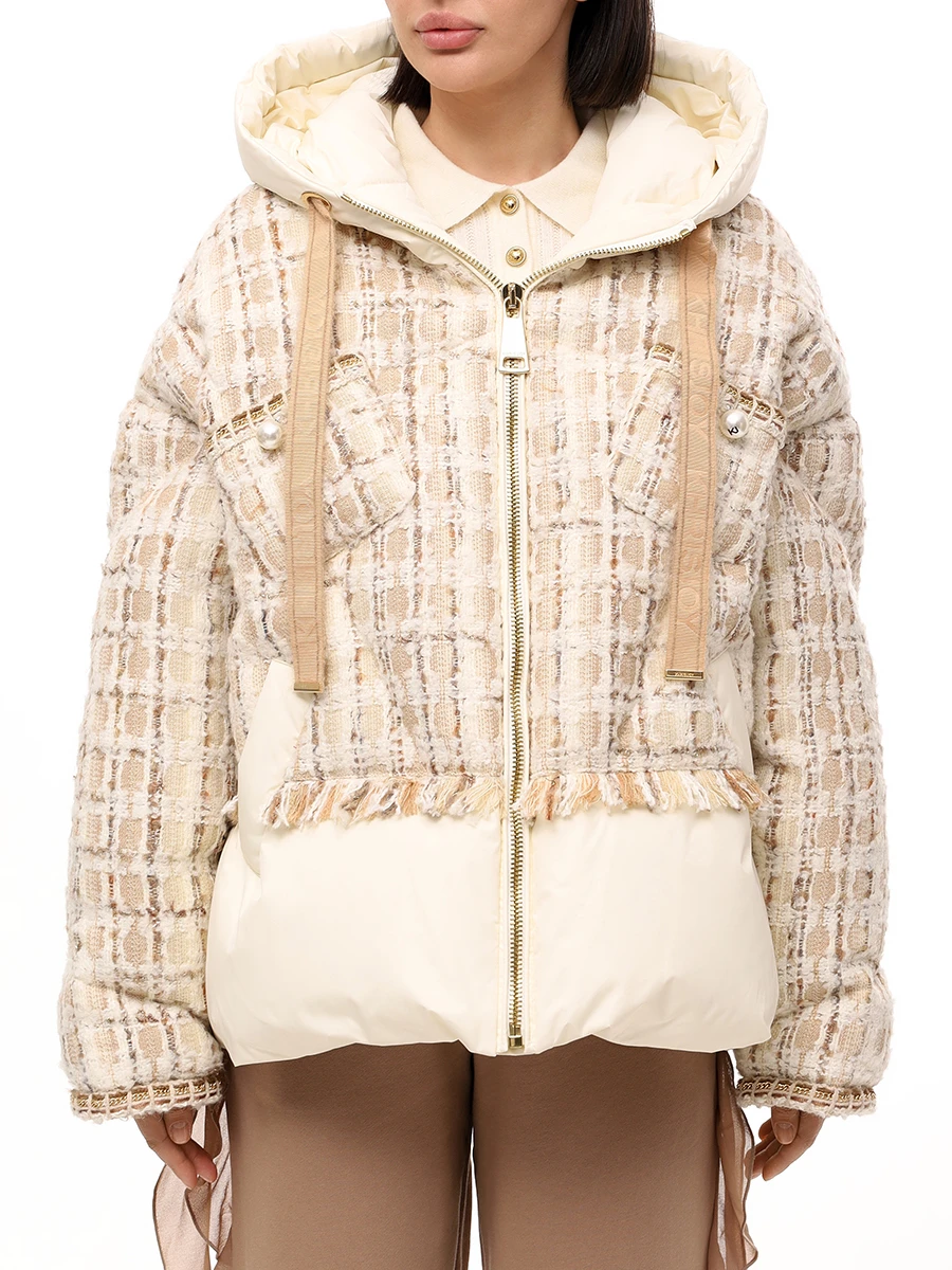 Пуховик стеганый