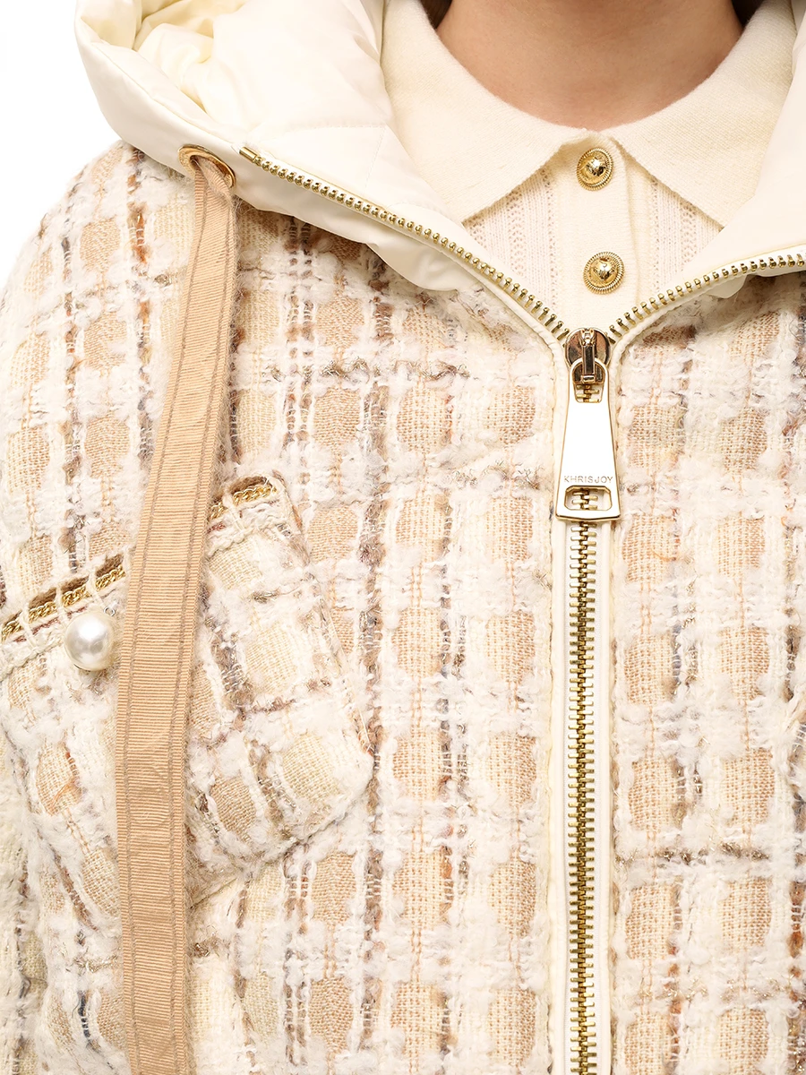 Пуховик стеганый