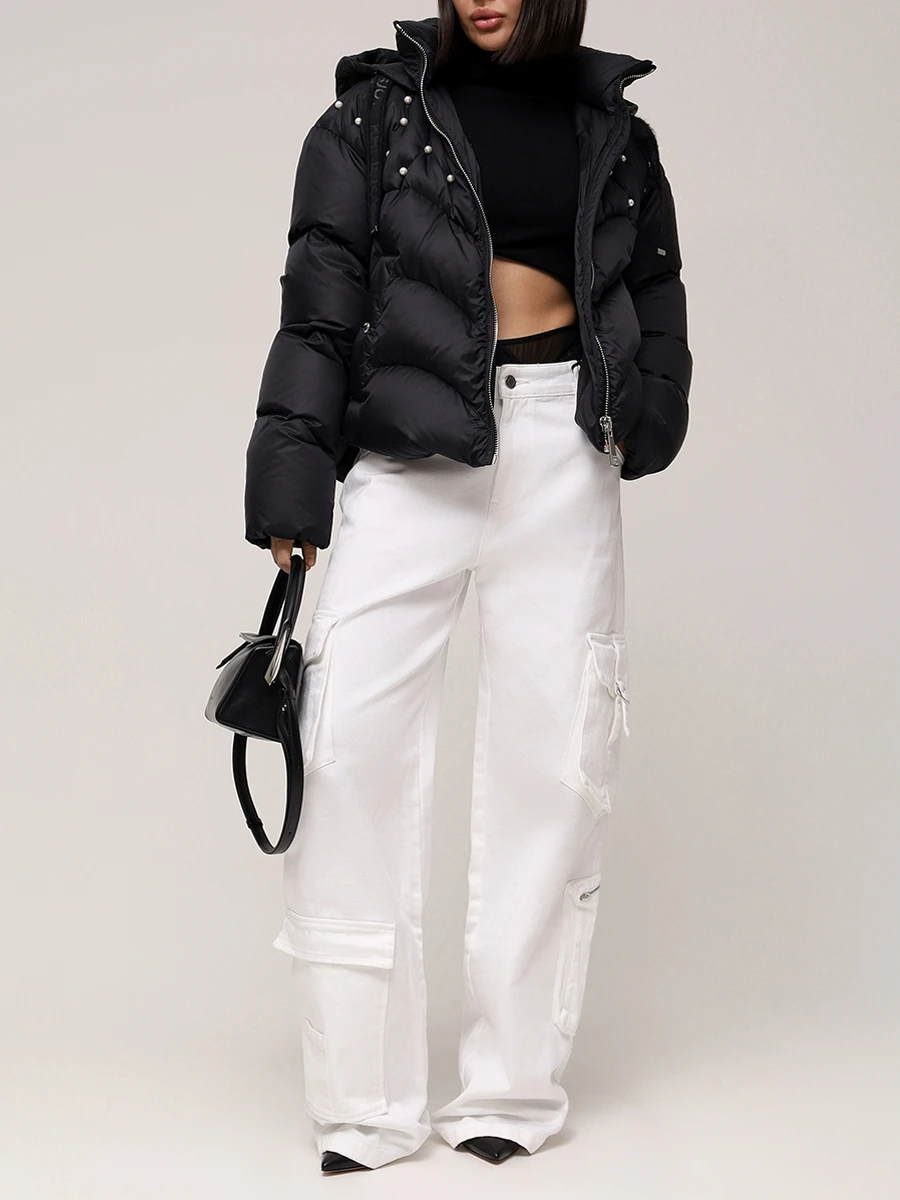 Пуховик стеганый