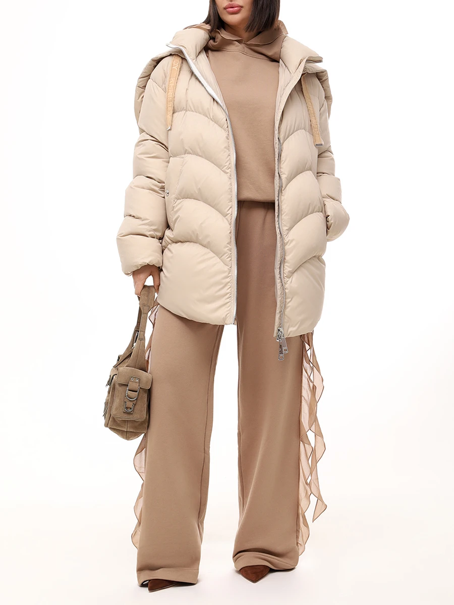 Пуховик стеганый