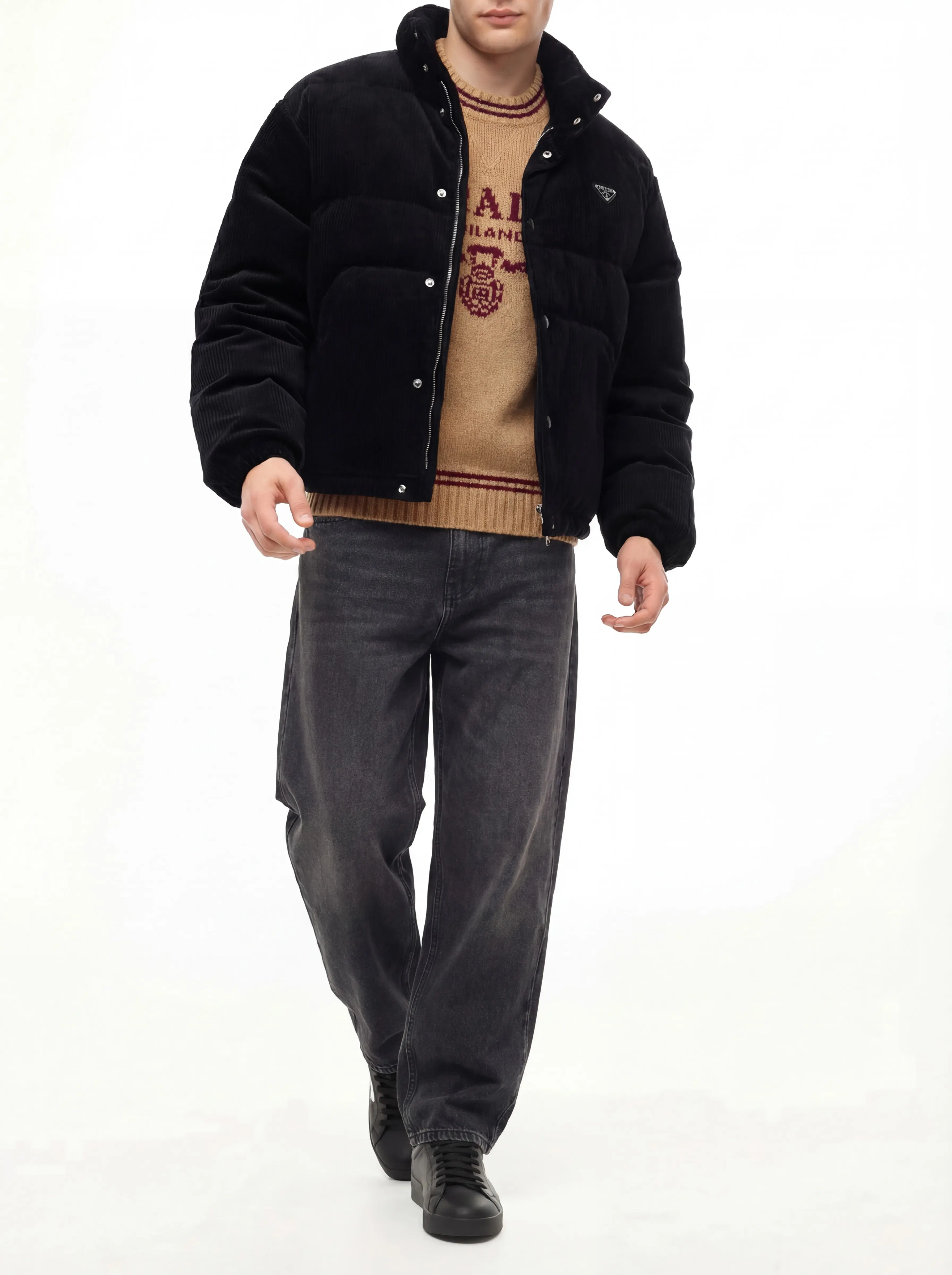 Пуховик стеганый