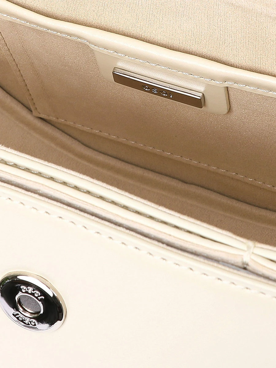 Сумка Cubby Cream кожаная