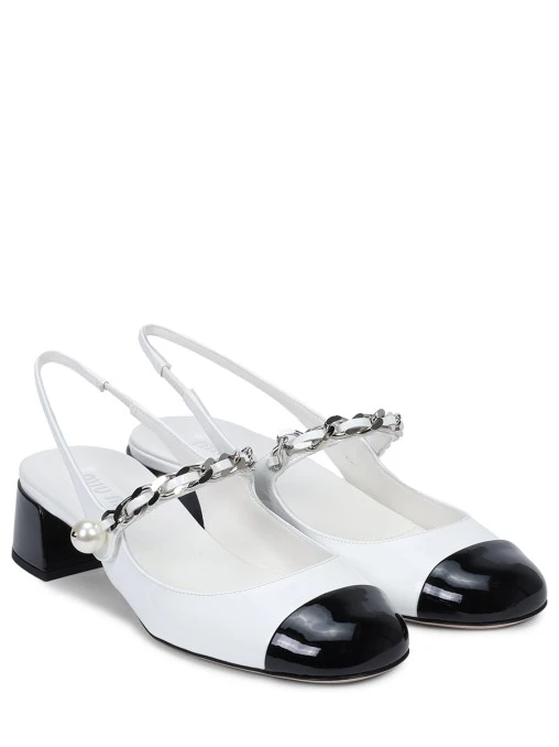 Туфли кожаные MIU MIU