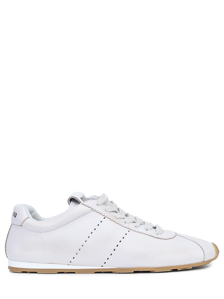 Кроссовки кожаные