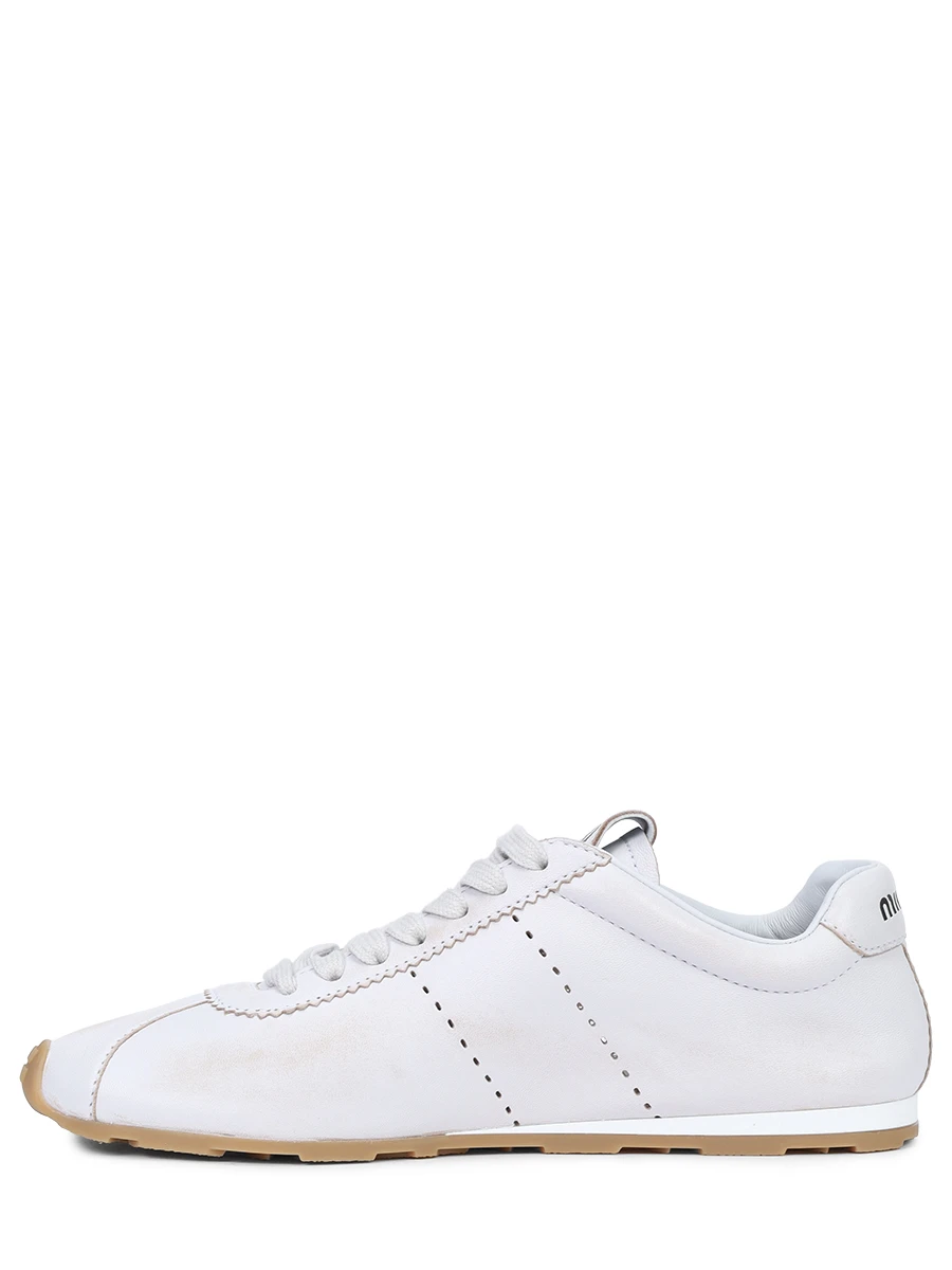 Кроссовки кожаные