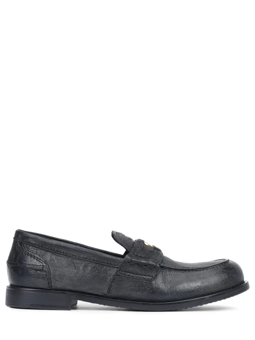 Лоферы кожаные MIU MIU