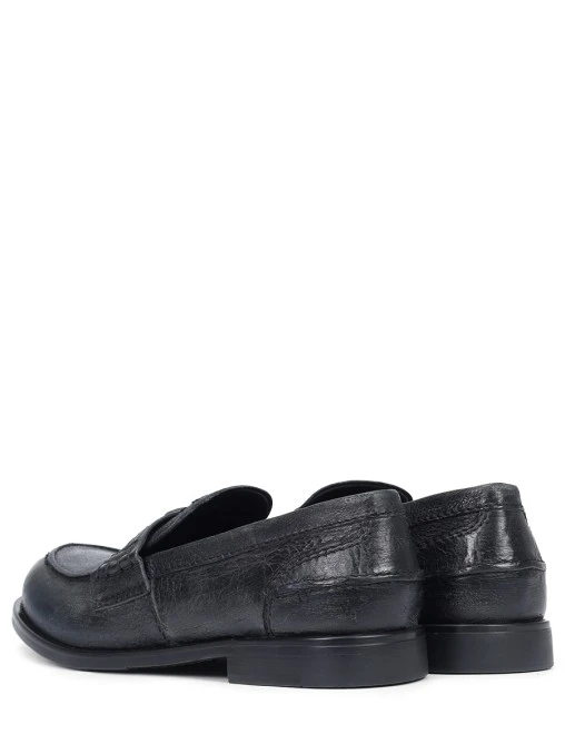 Лоферы кожаные MIU MIU