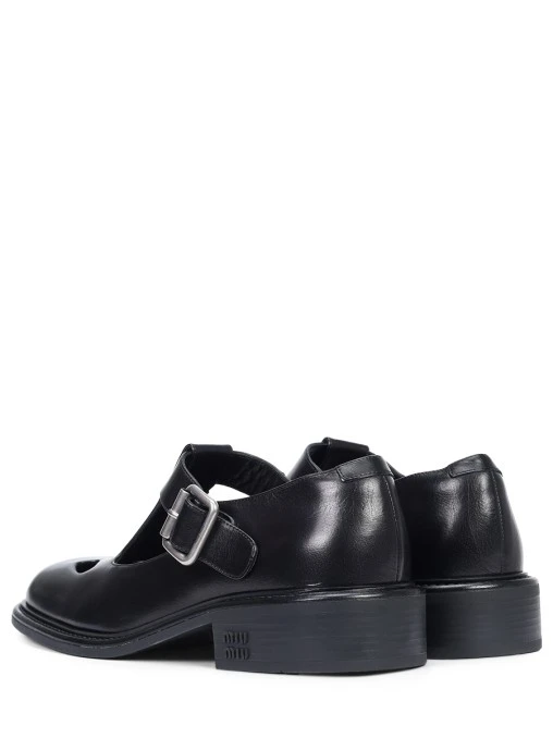 Туфли кожаные MIU MIU