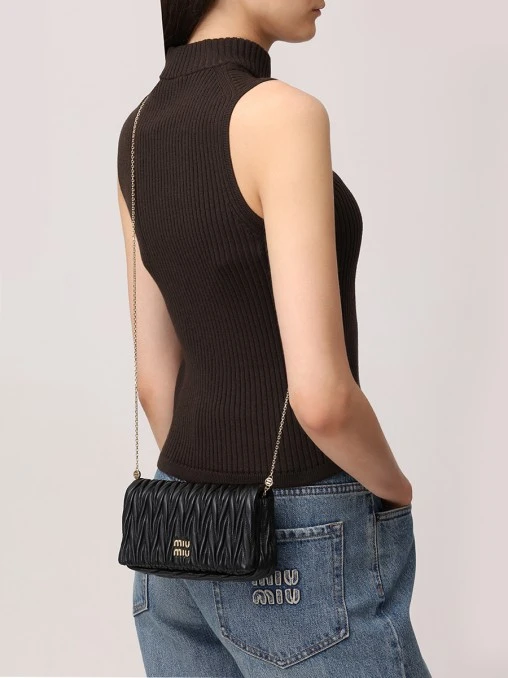 Сумка кожаная MIU MIU