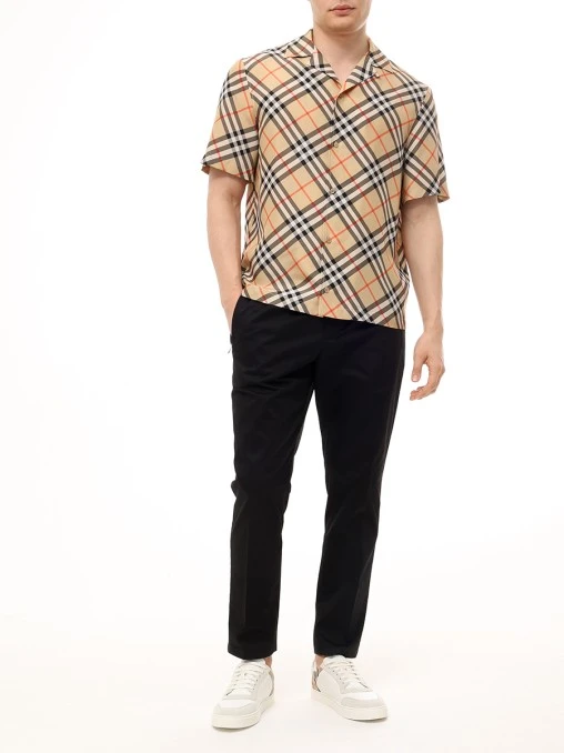 Рубашка Regular Fit шелковая BURBERRY