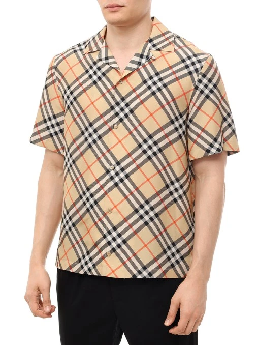 Рубашка Regular Fit шелковая BURBERRY