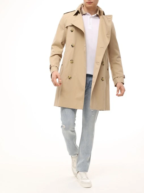 Поло хлопковое BURBERRY