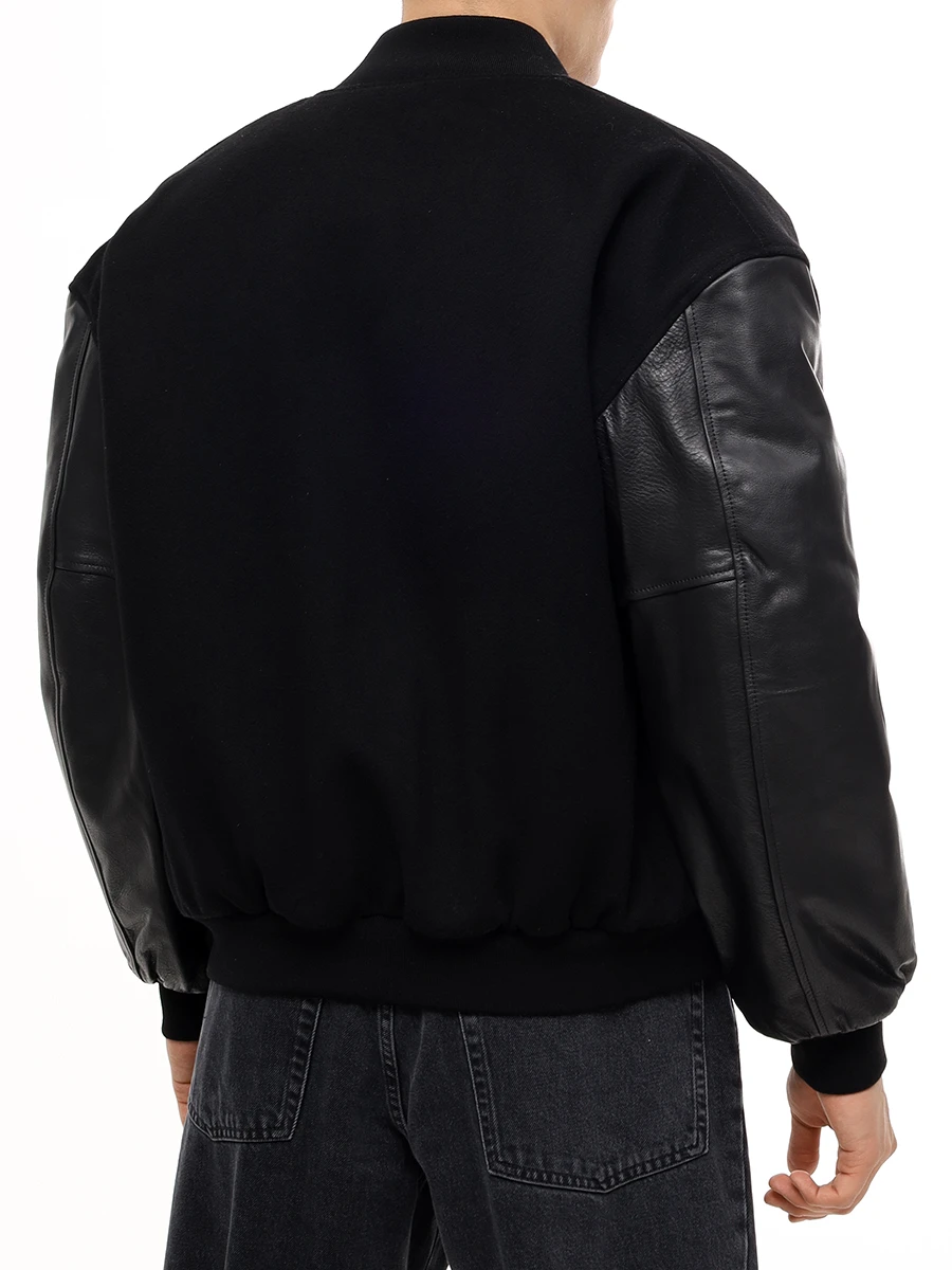 Бомбер комбинированный