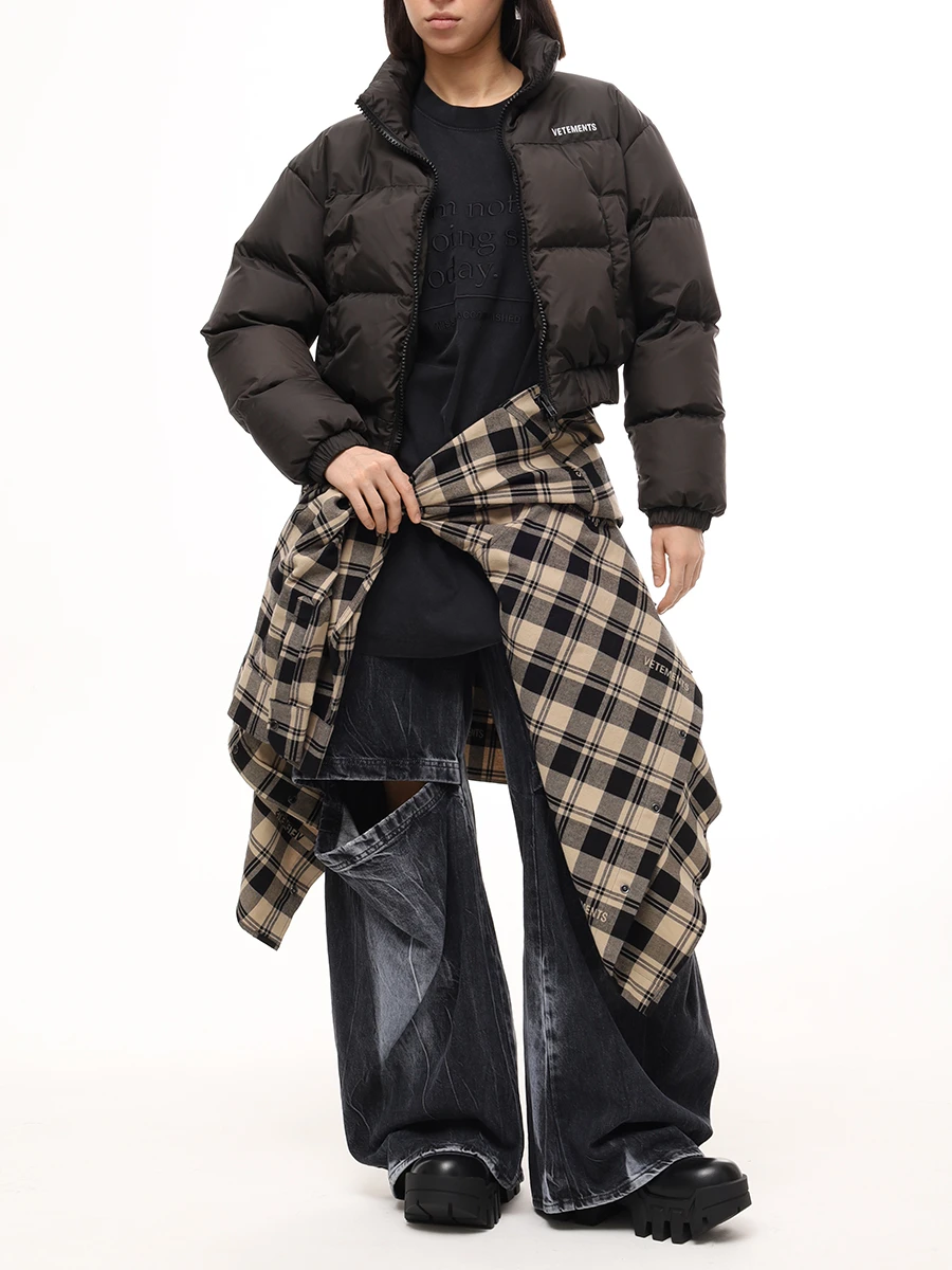 Пуховик стеганый