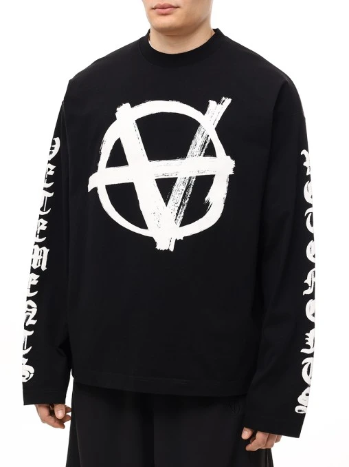Лонгслив хлопковый VETEMENTS