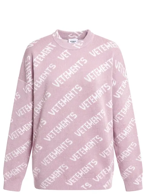 Джемпер из вискозы и шерсти VETEMENTS