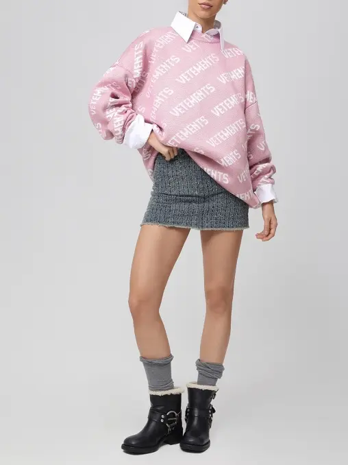 Джемпер из вискозы и шерсти VETEMENTS