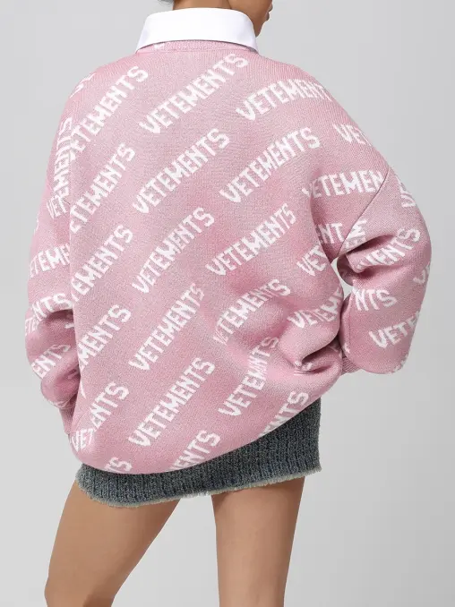 Джемпер из вискозы и шерсти VETEMENTS