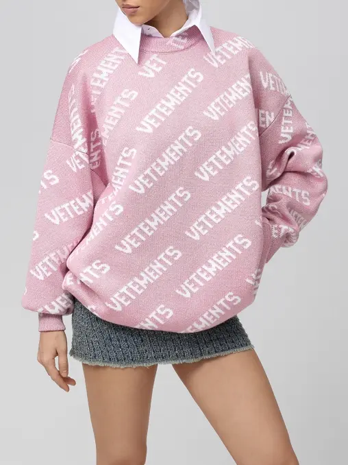 Джемпер из вискозы и шерсти VETEMENTS