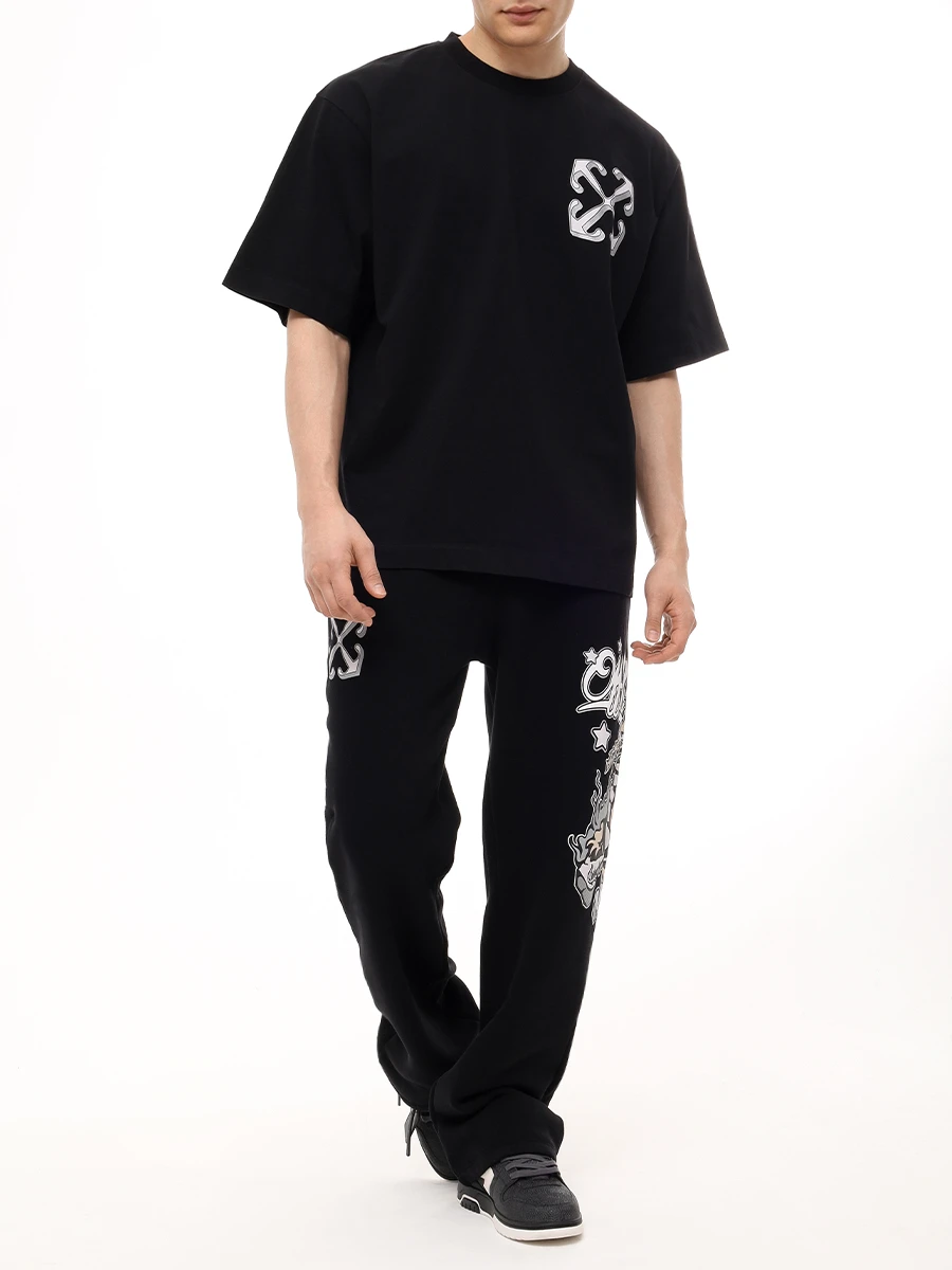 Футболка хлопковая от OFF-WHITE за 34 860 рублей со скидкой 30