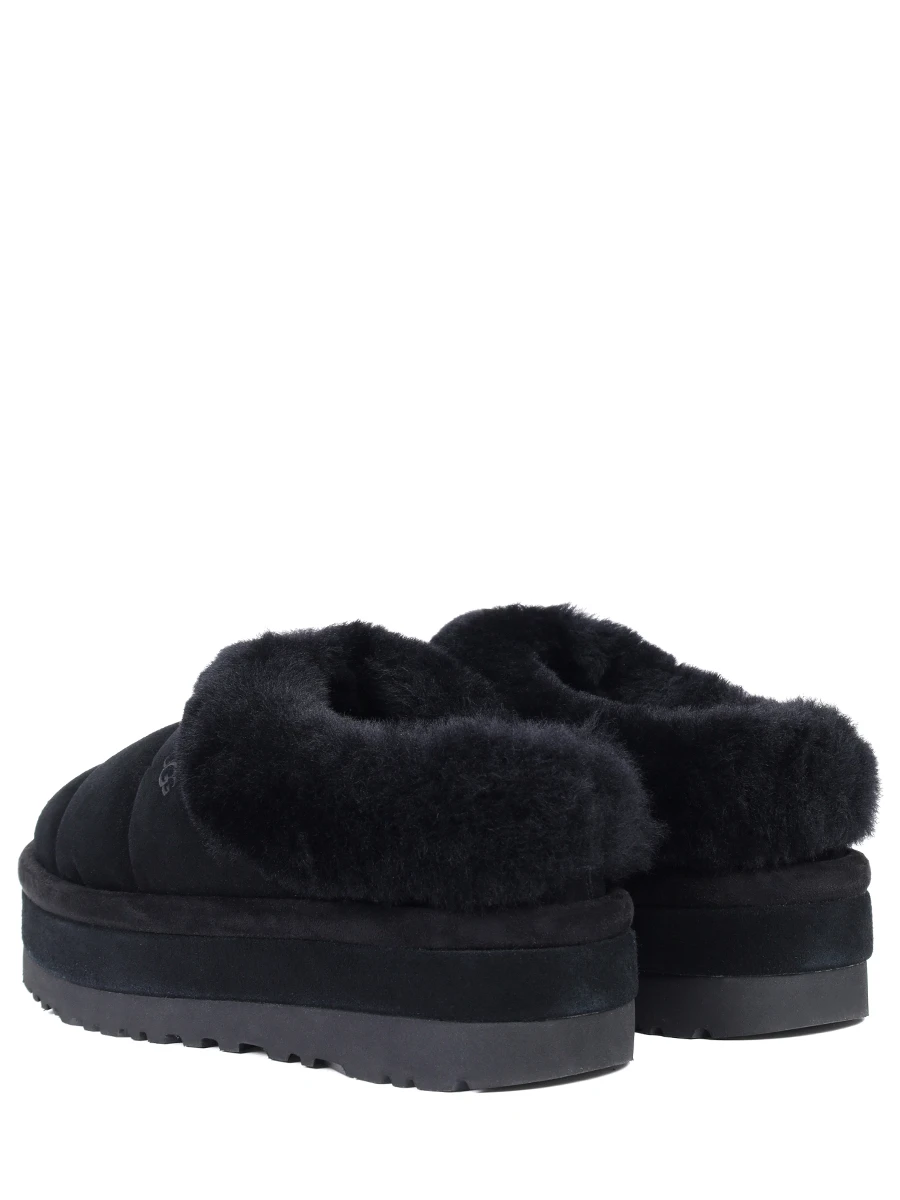 Сабо замшевые на меху