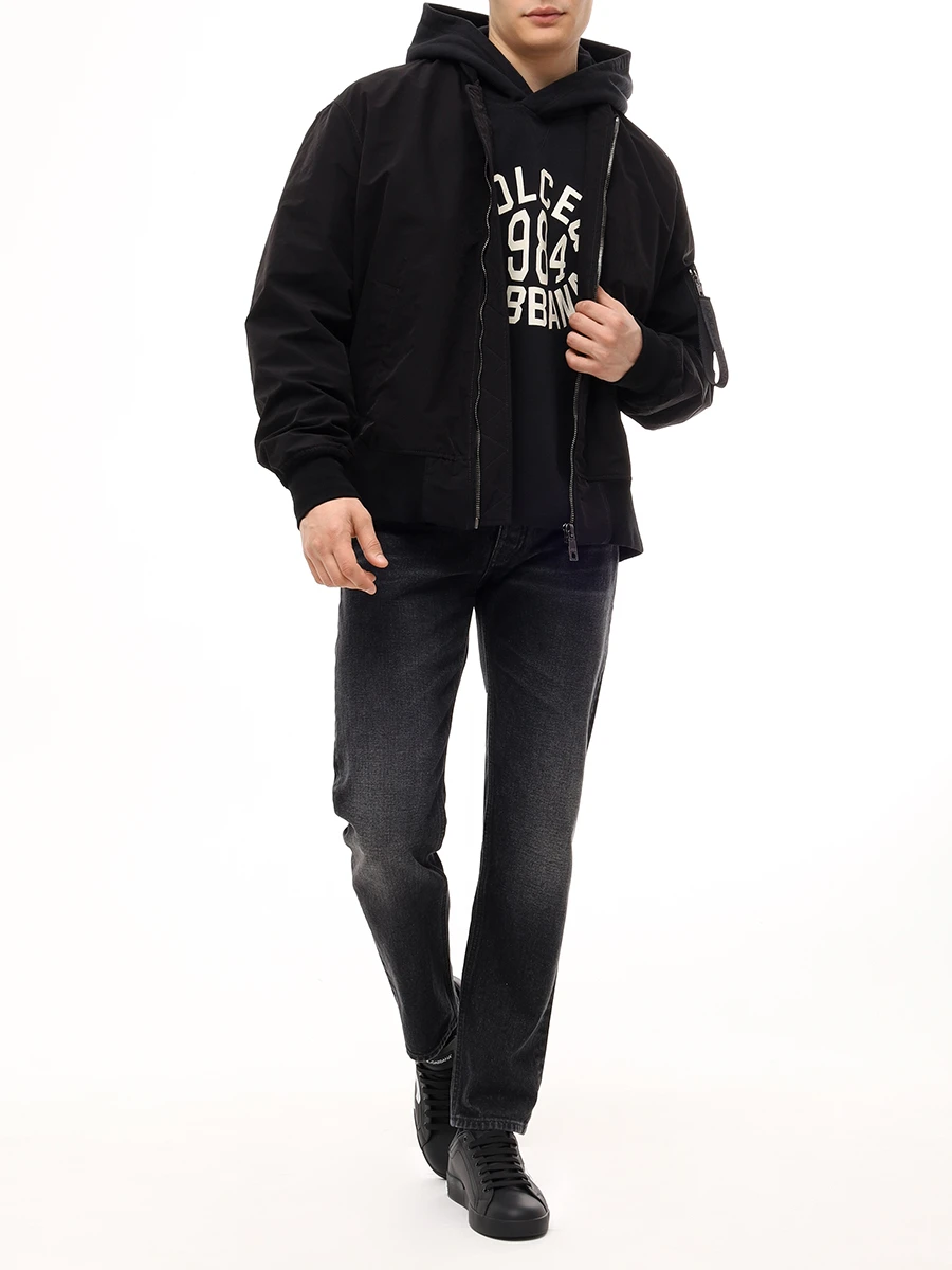 Бомбер однотонный