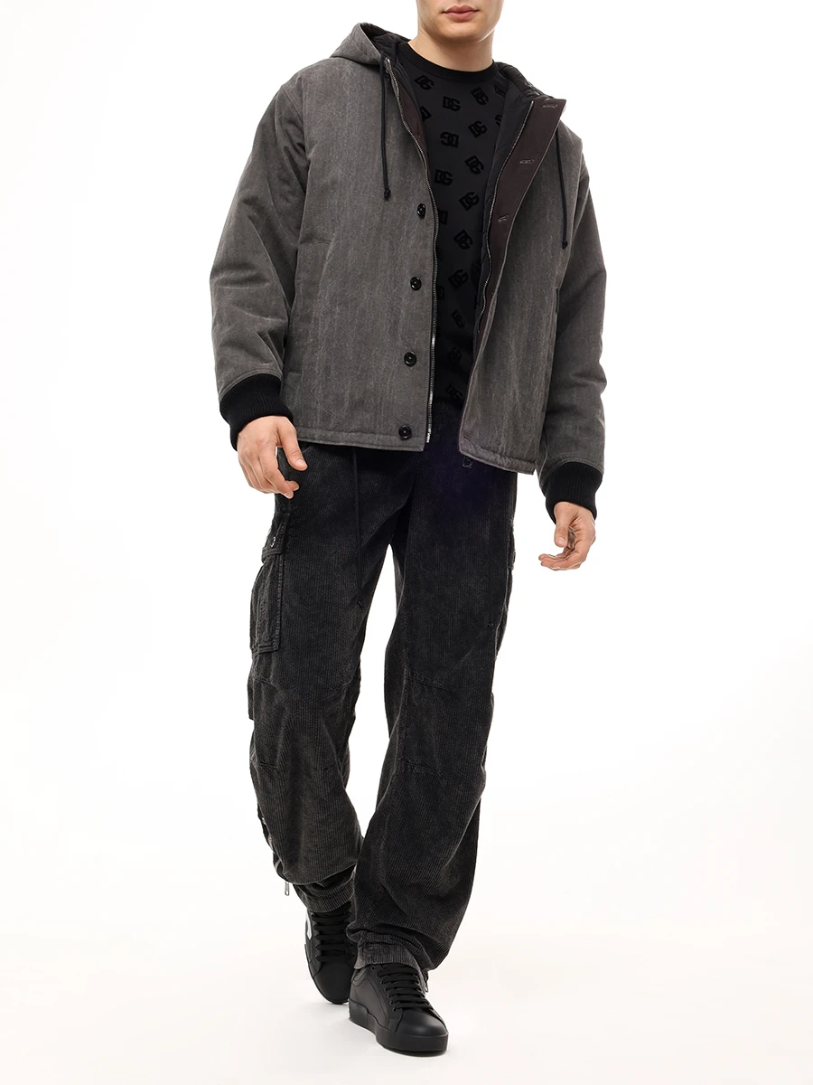 Брюки-карго вельветовые