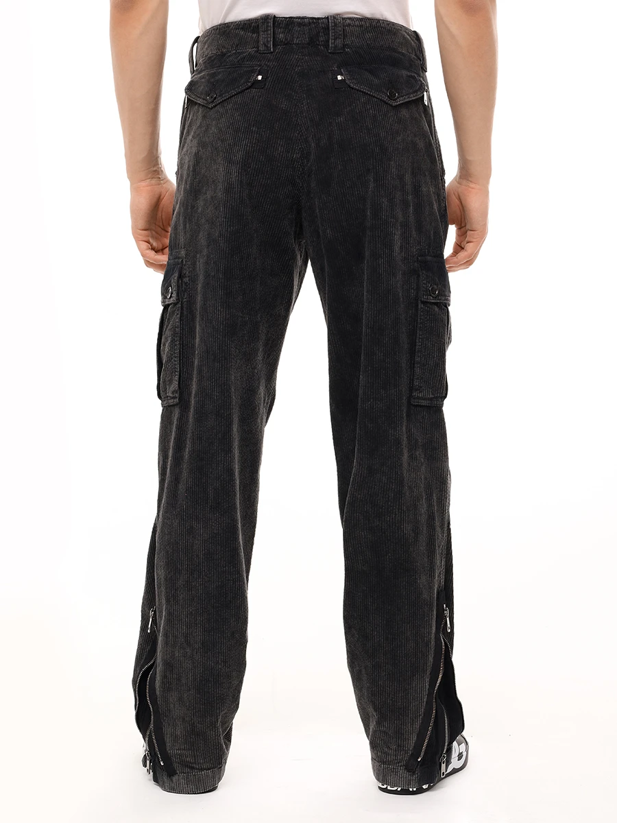 Брюки-карго вельветовые