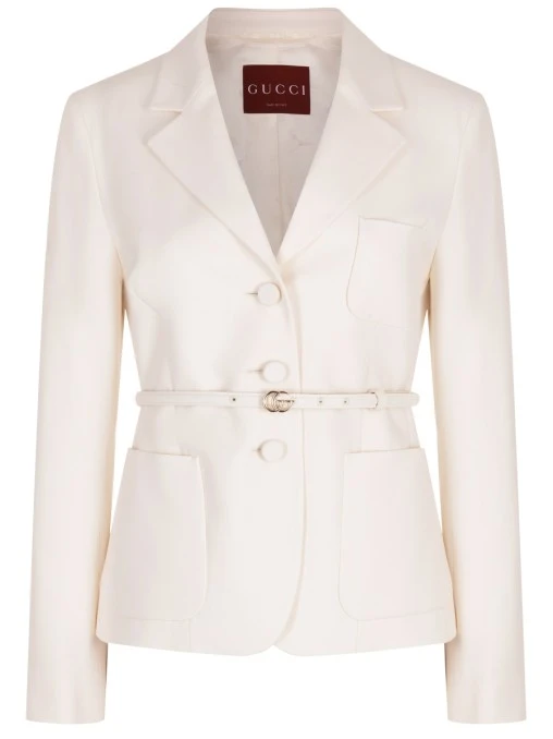 Жакет из шерсти и шелка GUCCI