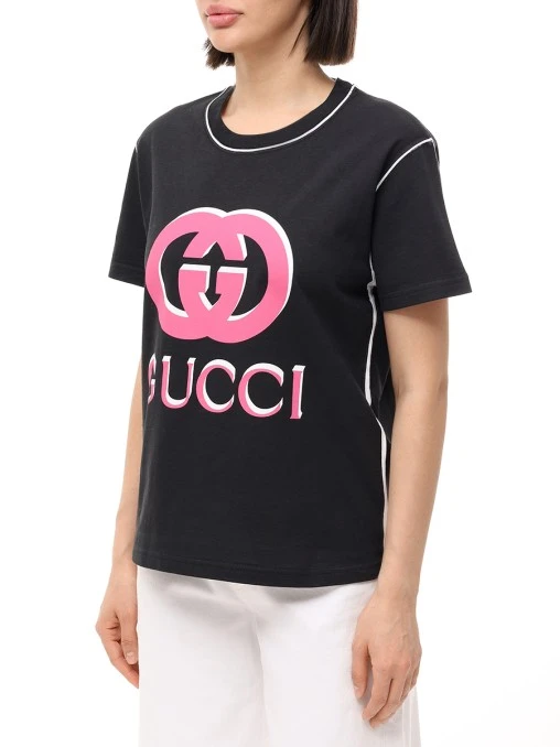 Футболка хлопковая GUCCI